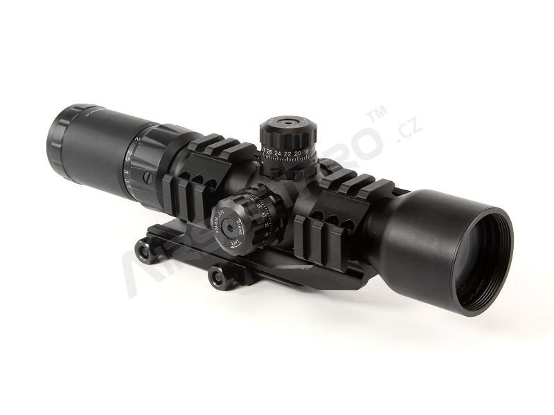 BE 1,5-5X40 Illuminated Rifle Scope with the metal RIS mount [Theta Optics]