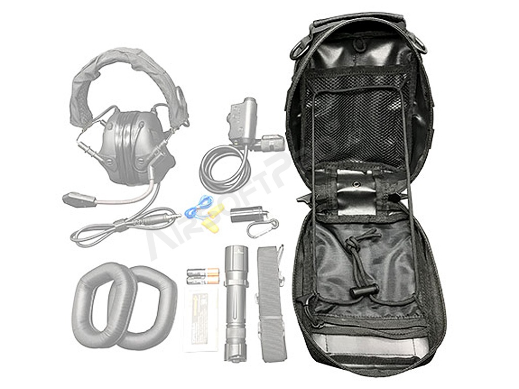 Multi Function Tactical Molle Pouch for Earmuff - grey [EARMOR]