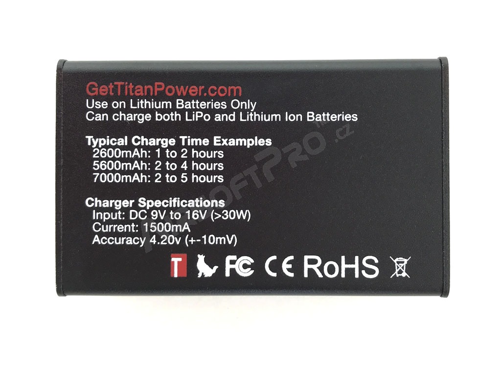Chargeur numérique pour batteries Li-Ion, Li-Po [TITAN]