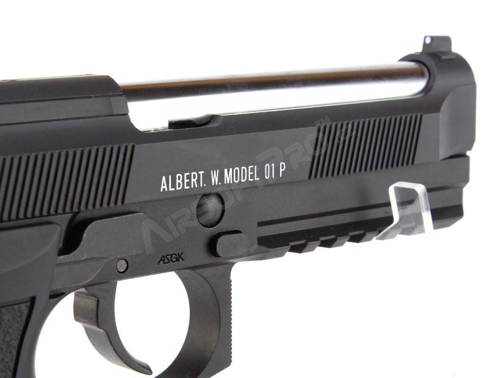 Airsoftová pistole Biohazard Albert.W. Model 01P, plyn blowback (GBB) [Tokyo Marui]