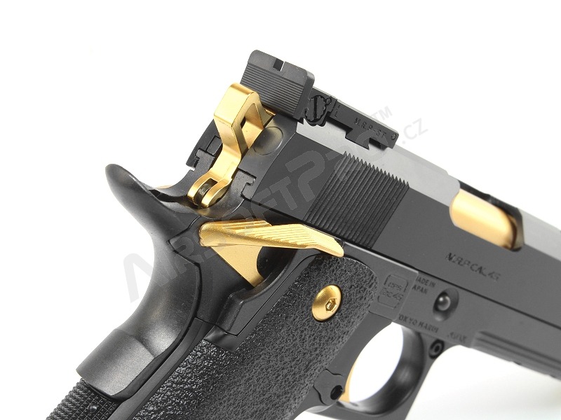 Pistolet airsoft Hi-Capa 5.1 Gold match, blowback à gaz (GBB) [Tokyo Marui]