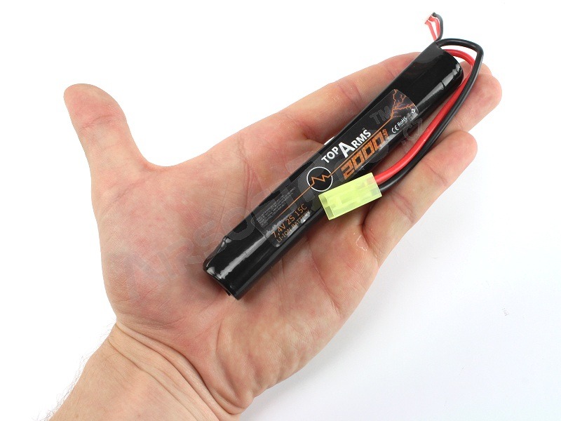 Batterie Li-Ion 7.4V 2000mAh 15C - AK Mini Stick [TopArms]