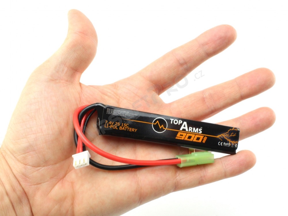 Batterie Li-Po 7,4V 900mAh 15C [TopArms]