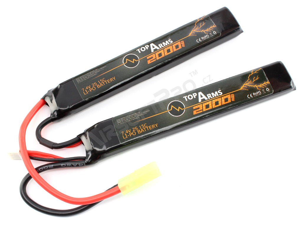 Batterie Li-Po 7,4V 2000mAh 15C [TopArms]