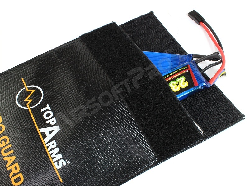 Safety fireproof bag for Li-Pol / Li-Ion battery charging, 18x23 cm [TopArms]