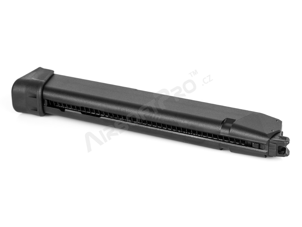 chargeur léger à gaz CNC 50rds pour pistolet TM/WE/VFC G-series - Noir [TTI AIRSOFT]