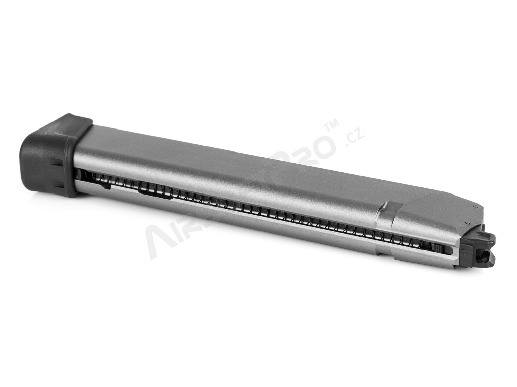 CNC Plynový zásobník Lightweight na 50 ran pro TM/WE/VFC G-series pistole - šedý [TTI AIRSOFT]