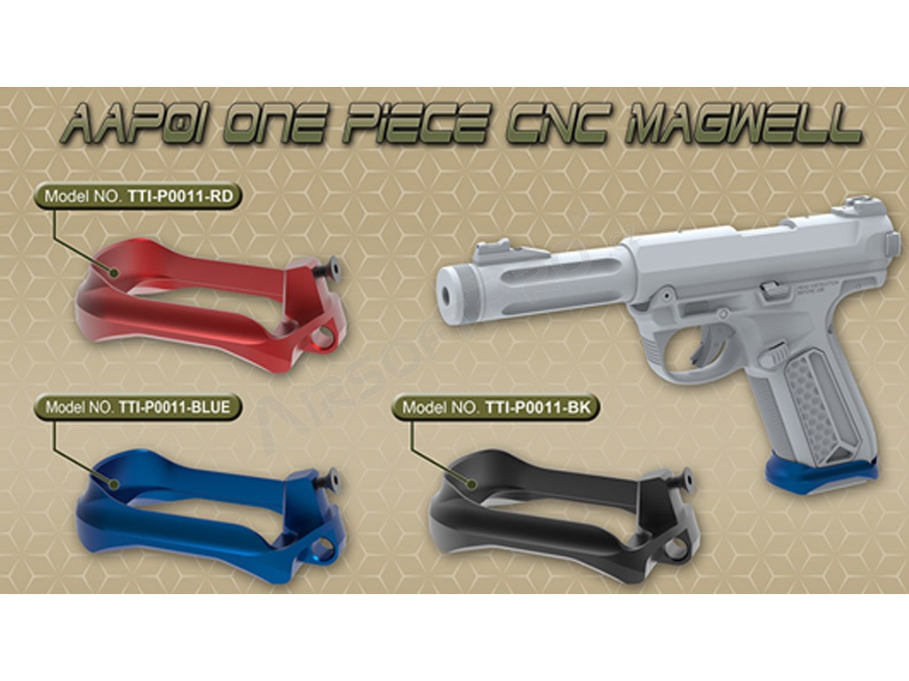 CNC Magwell pro pistole AAP-01 - černý [TTI AIRSOFT]