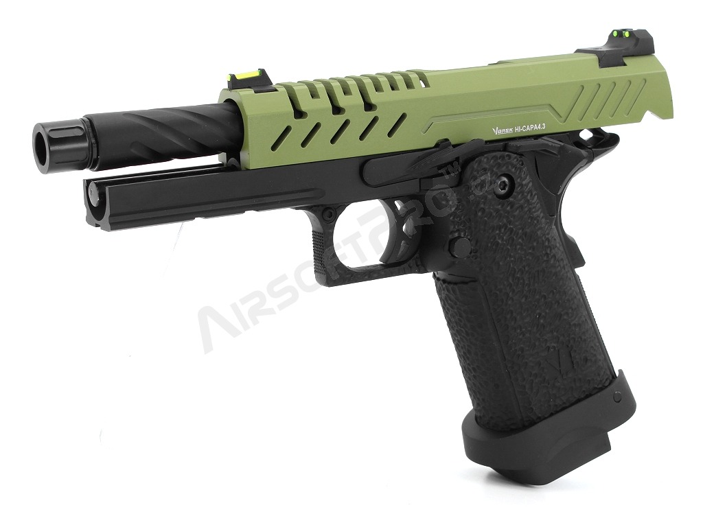 Pistolet Airsoft GBB Hi-Capa 4.3, glissière OD [Vorsk]