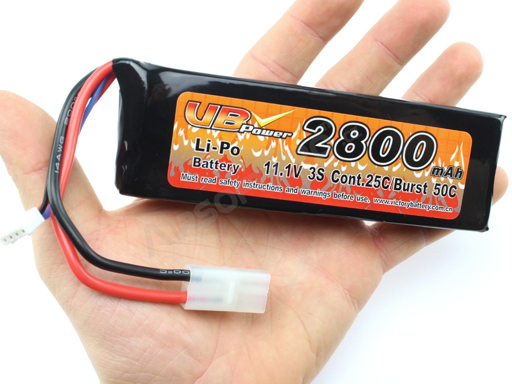 Batterie Li-Po 11,1V 2800mAh 25C - Grand bloc [VB Power]