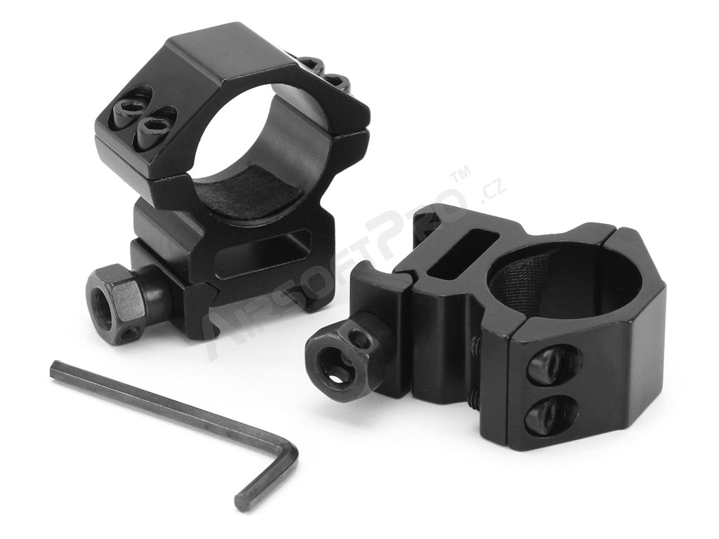 25,4 mm montážní kroužky pro RIS lišty - střední [Vector Optics]