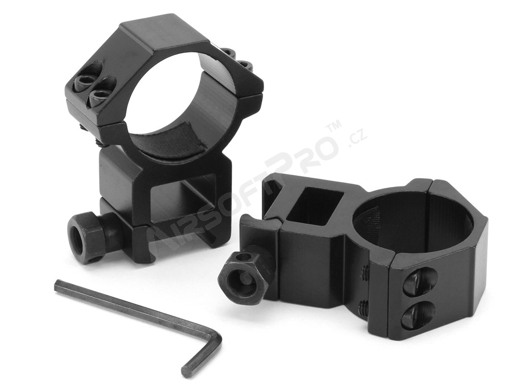 30 mm montážní kroužky pro RIS lišty - vysoké [Vector Optics]