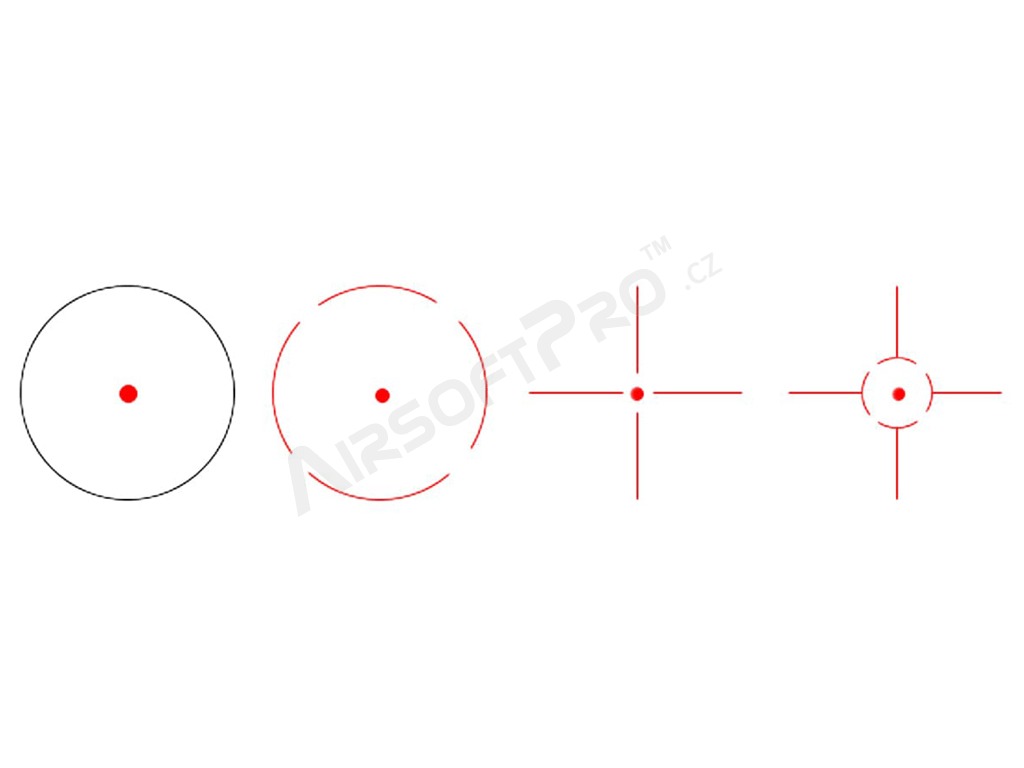 Mire point rouge VictOptics Z1 1x23x34 Dovetail 11mm [Vector Optics]