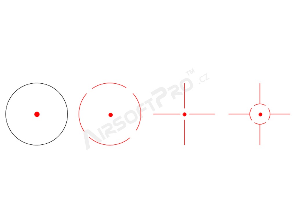 Red Dot Sight VictOptics Z4 1x23x34 - Black [Vector Optics]
