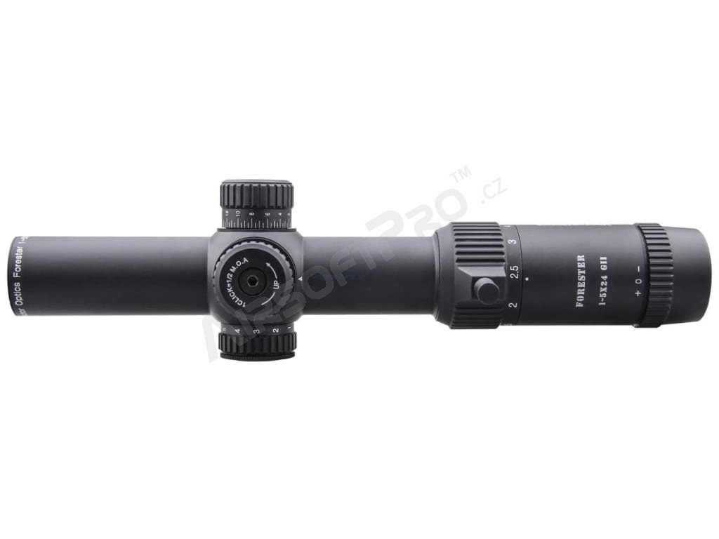 Rifle scope Forester 1-5x24 SFP Gen II - Black [Vector Optics]
