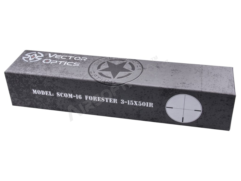 Puškohled Forester 3-15x50 SFP [Vector Optics]