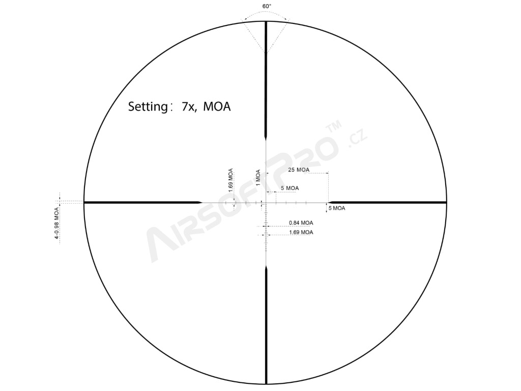 Puškohled Matiz 2-7x32 MOA [Vector Optics]