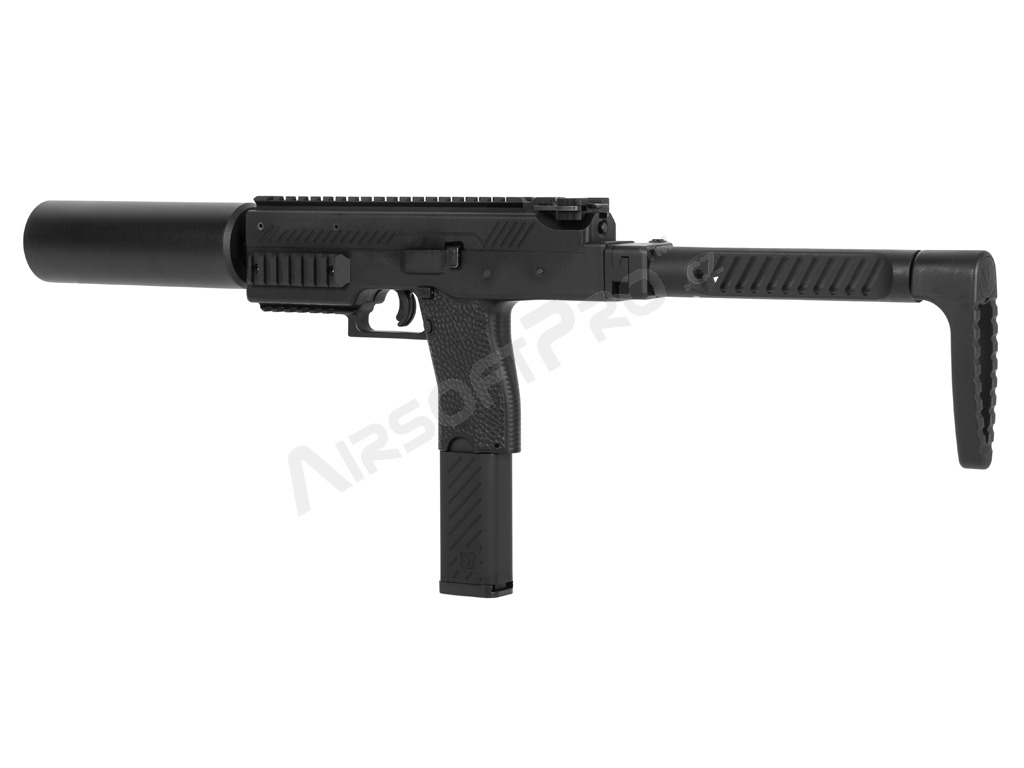Airsoft GBB VMP-1X SMG, 2 chargeurs silencieux - Noir [Vorsk]