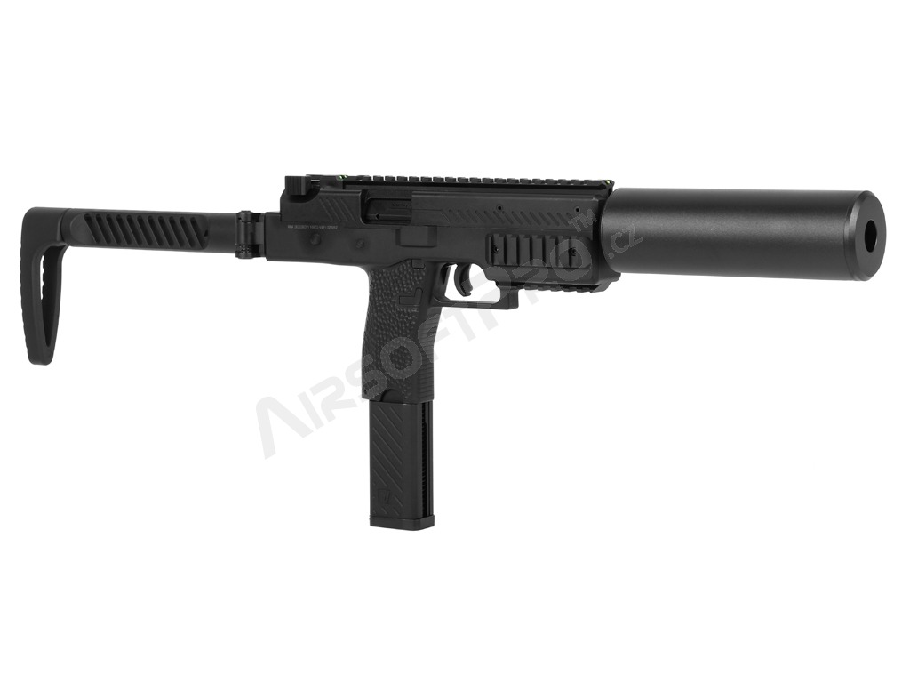 Airsoft GBB VMP-1X SMG, 2 chargeurs silencieux - Noir [Vorsk]