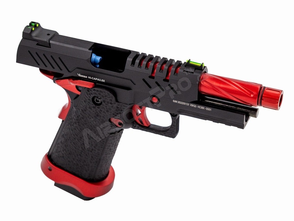 Pistolet GBB Airsoft Hi-Capa 3.8 PRO - Rouge MATCH [Vorsk]