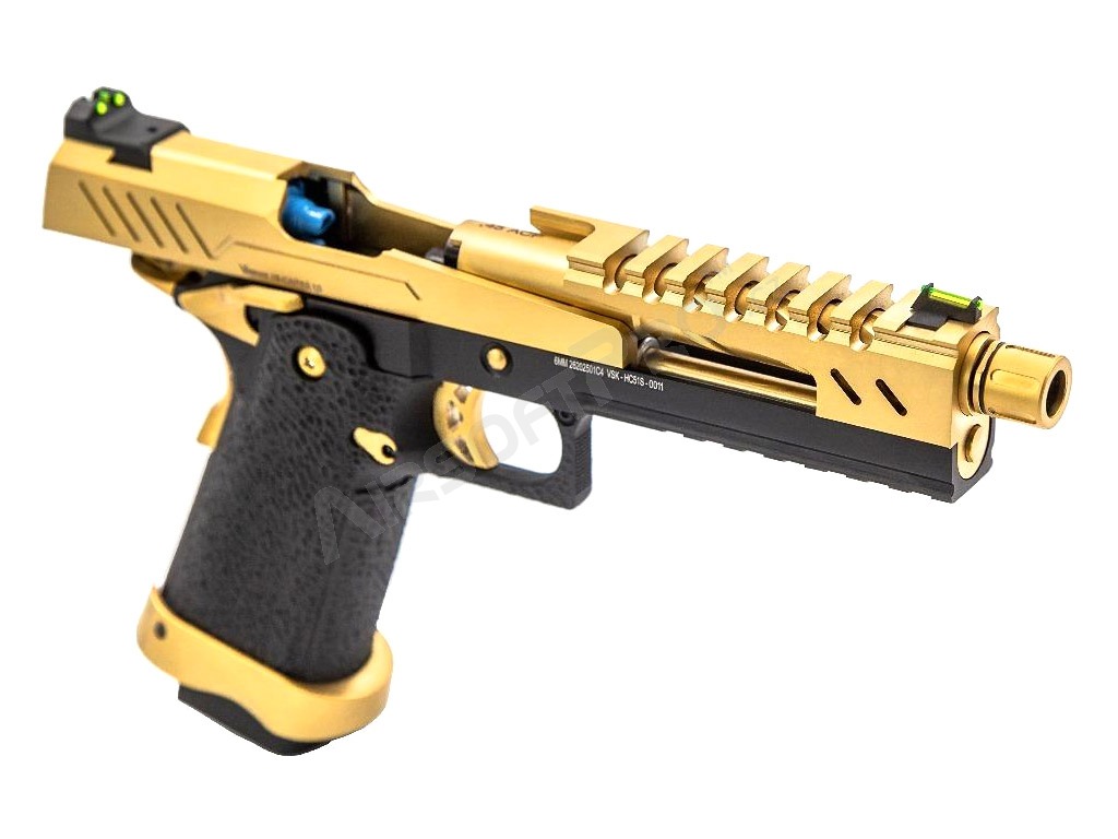 Airsoftová pistole Hi-Capa 5.1S, GBB - zlatý závěr [Vorsk]