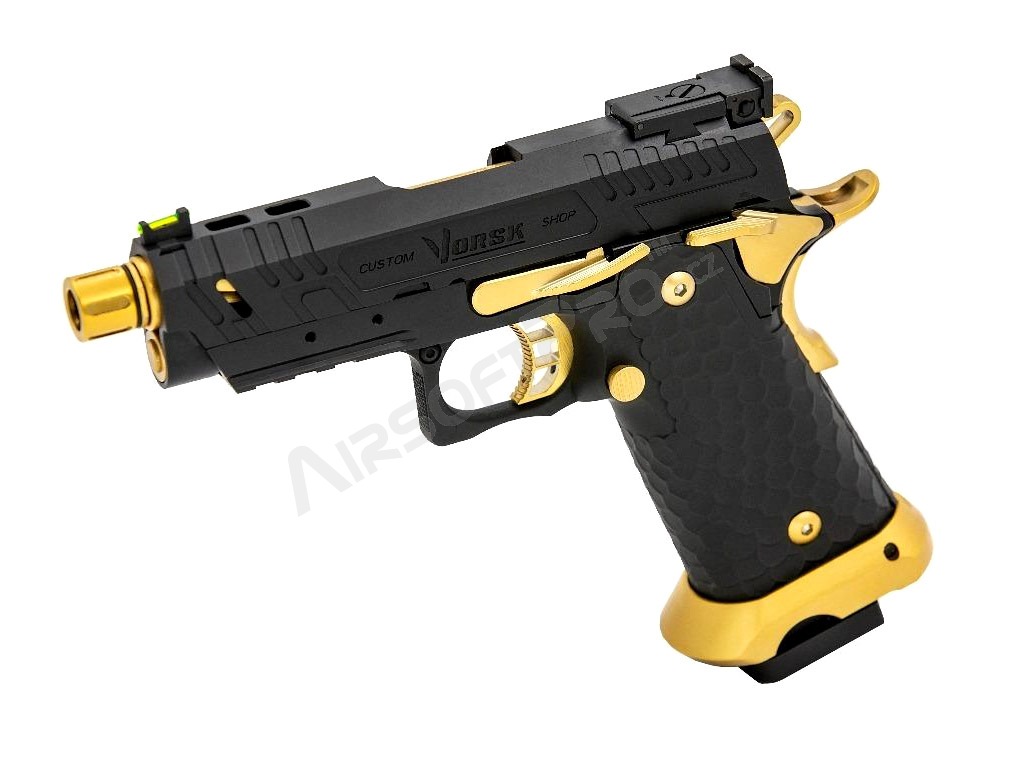 Airsoft GBB pistol Hi-Capa Vengeance Compact, Gold Match [Vorsk]