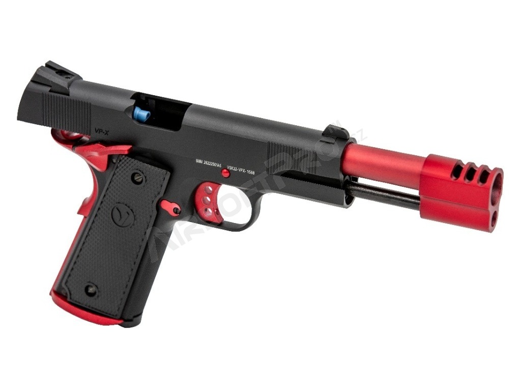 Airsoftová pistole VP-X Red MATCH, GBB - červená [Vorsk]