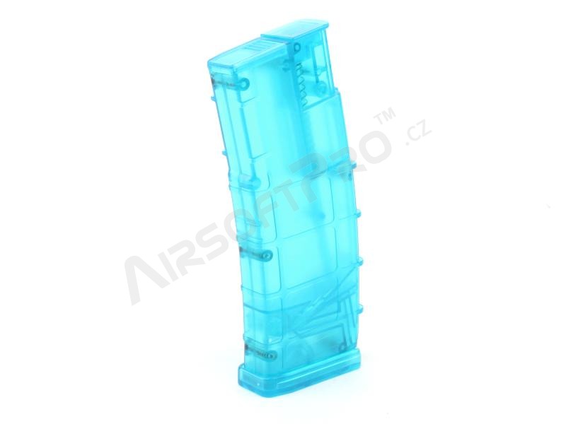 Chargeur rapide Airsoft 450 rds M4 mag style - bleu [6mm Proshop]