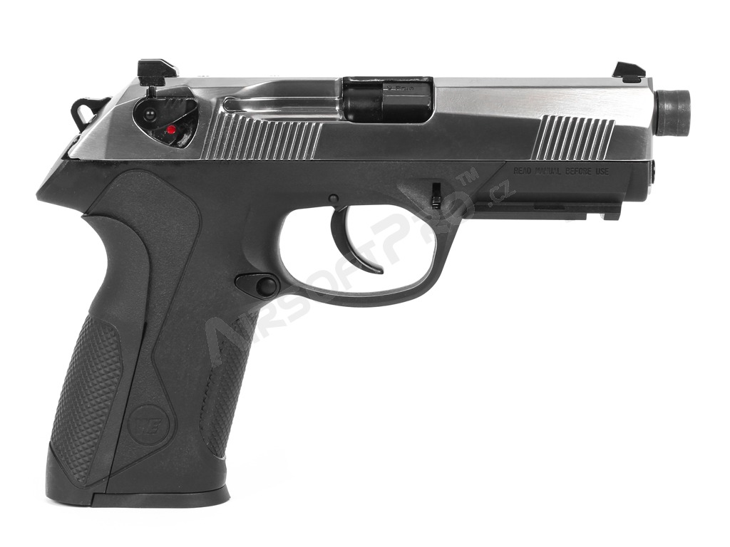 Airsoftová pistole Bulldog EX-L, blowback - stříbrný závěr [WE]