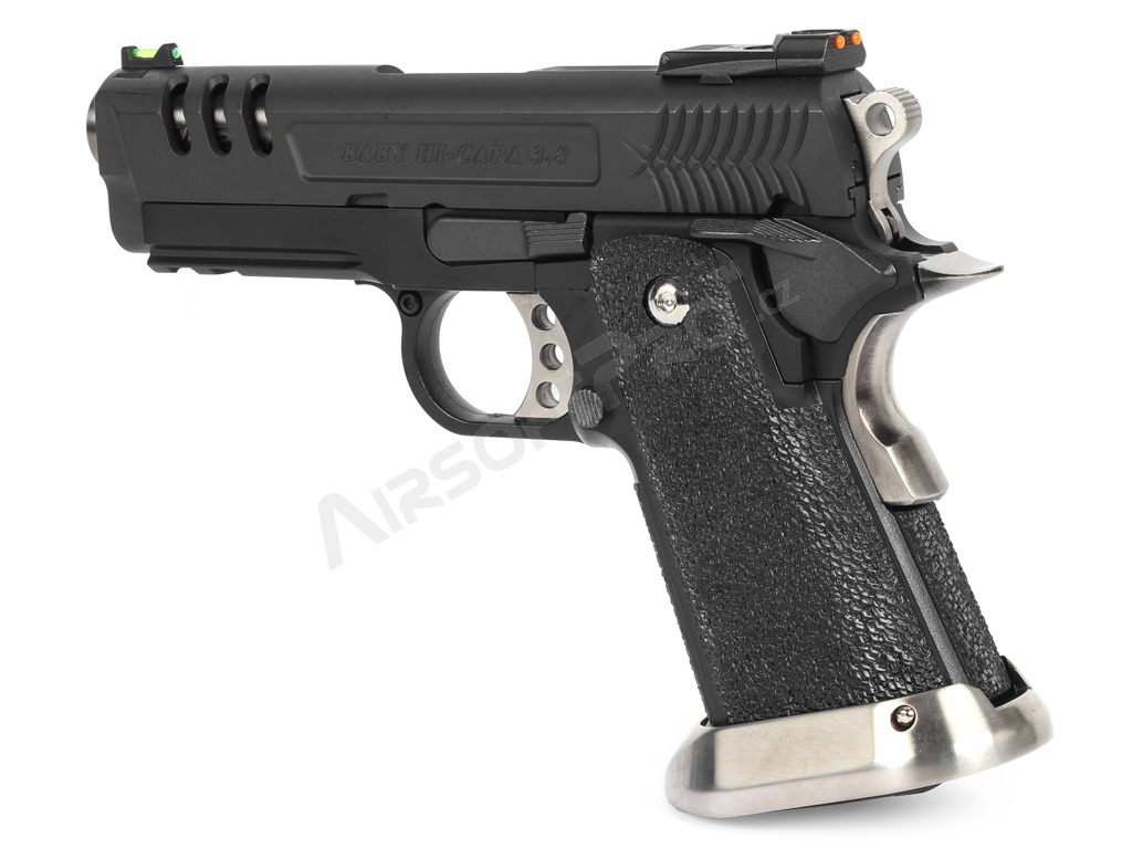 Airsoftová pistole HI-CAPA 3.8 Deinonychus - celokov, blowback - černá [WE]