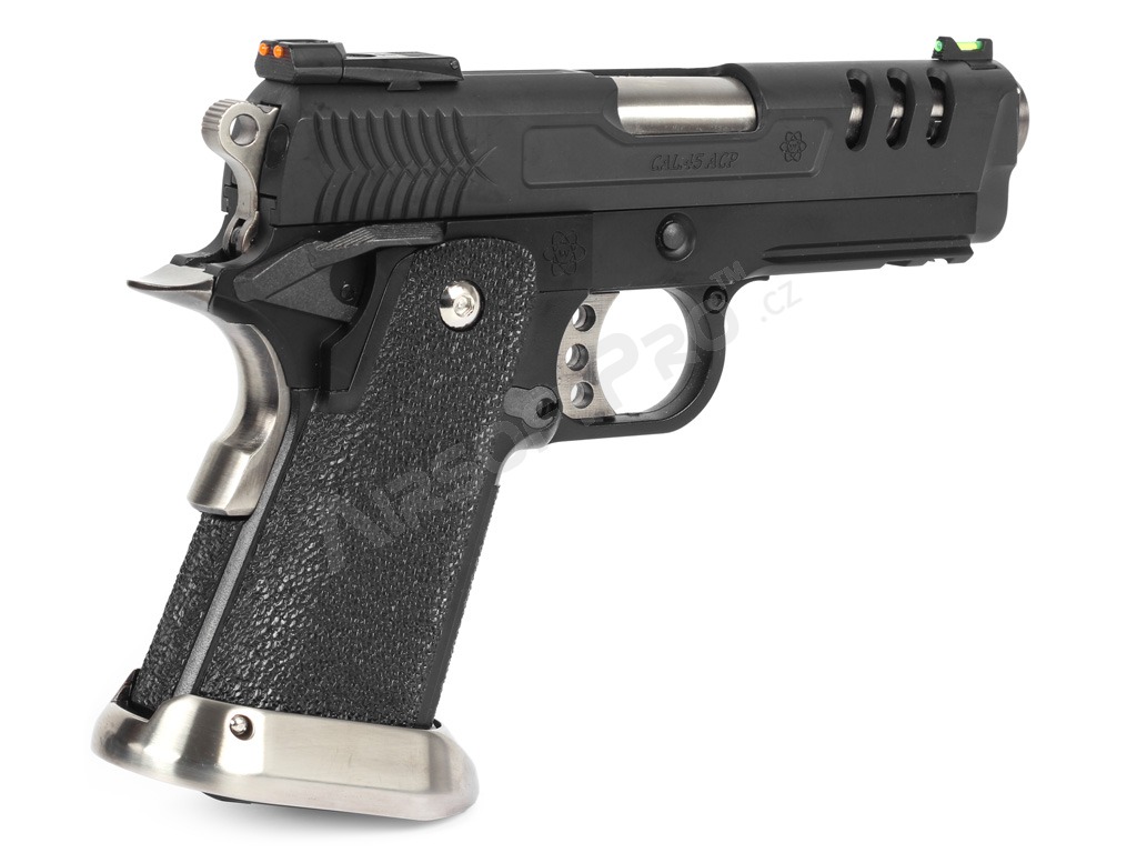 Airsoftová pistole HI-CAPA 3.8 Deinonychus - celokov, blowback - černá [WE]
