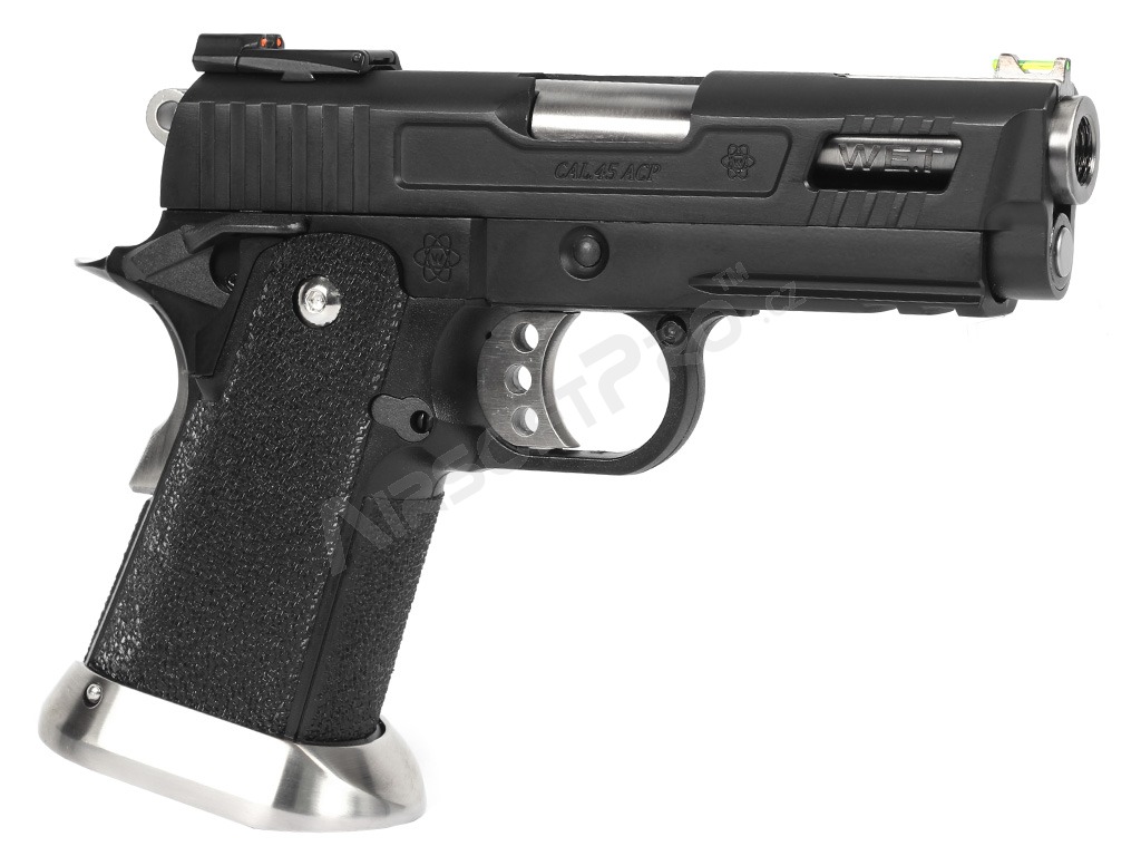 Airsoftová pistole HI-CAPA 3.8 Velociraptor - celokov, blowback - černá [WE]