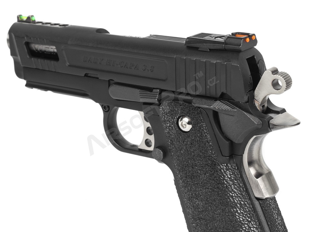 Pistolet airsoft HI-CAPA 3.8 Velociraptor - full metal, blowback - noir [WE]