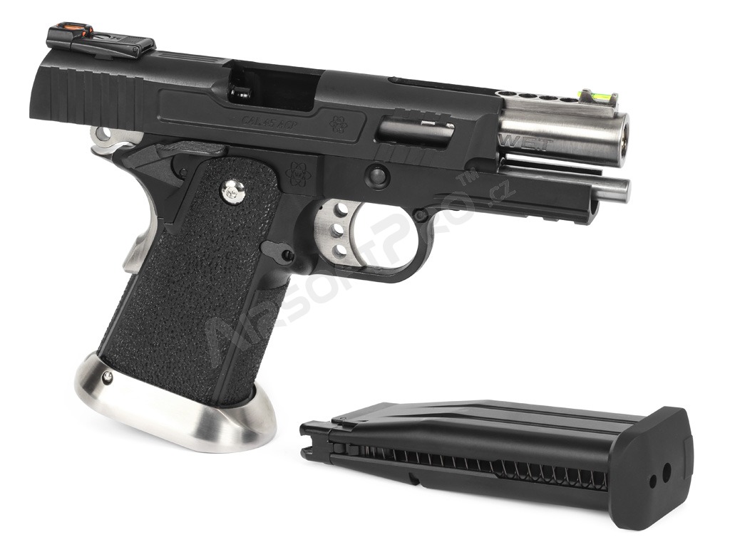 Airsoft pistol HI-CAPA 3.8 Velociraptor - full metal, blowback - black [WE]