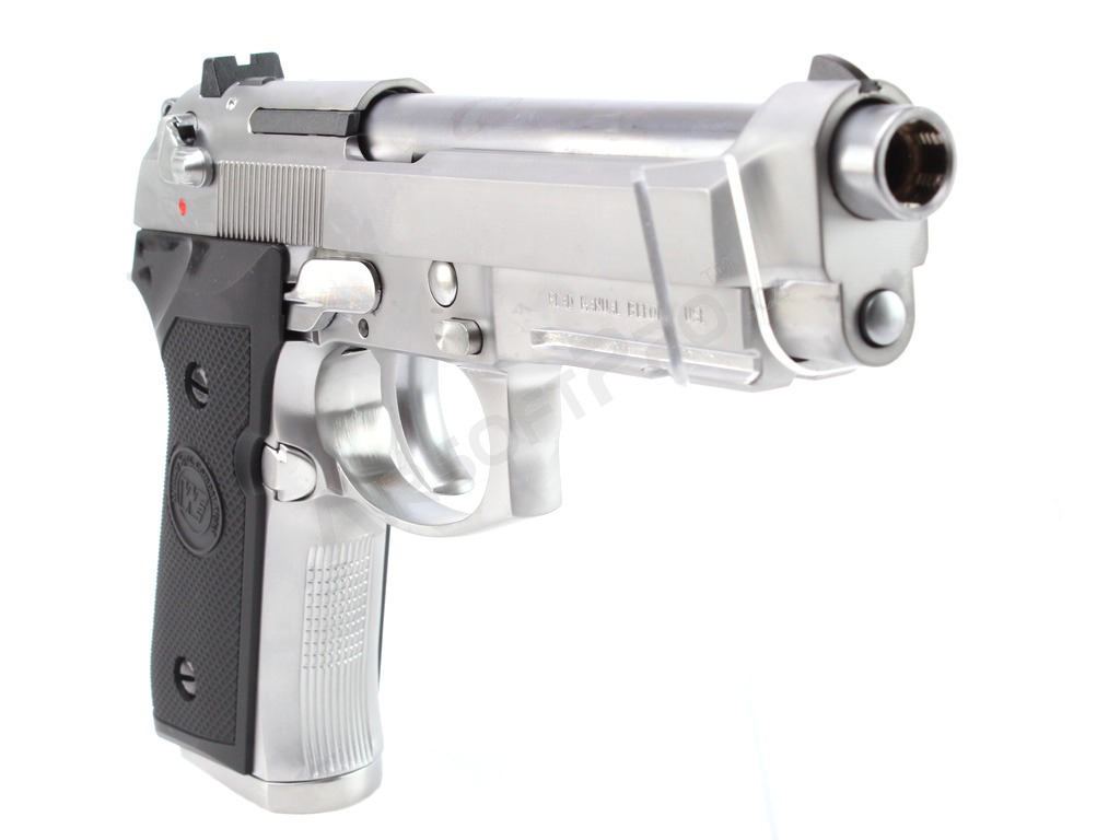 Pistolet airsoft M9 A1 Gen 2, argent, fullmetal, blowback [WE]