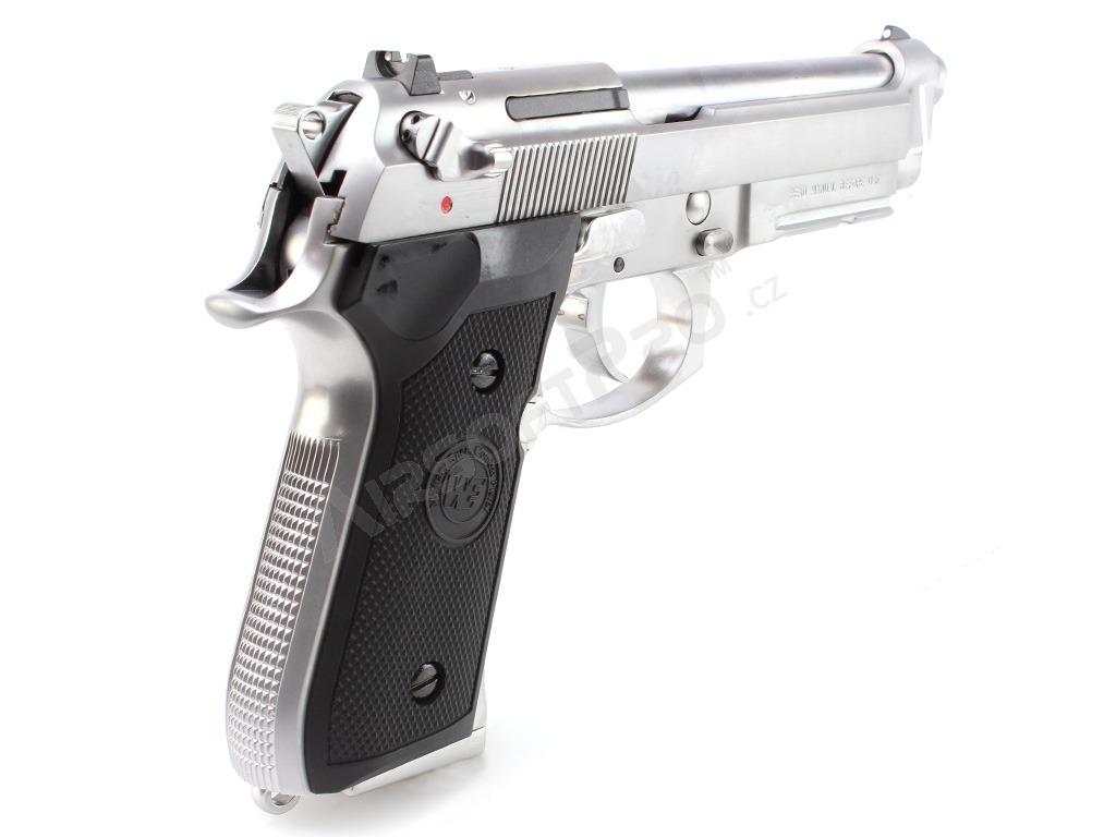 Airsoft pistol M9 A1 Gen 2, silver, fullmetal, blowback [WE]