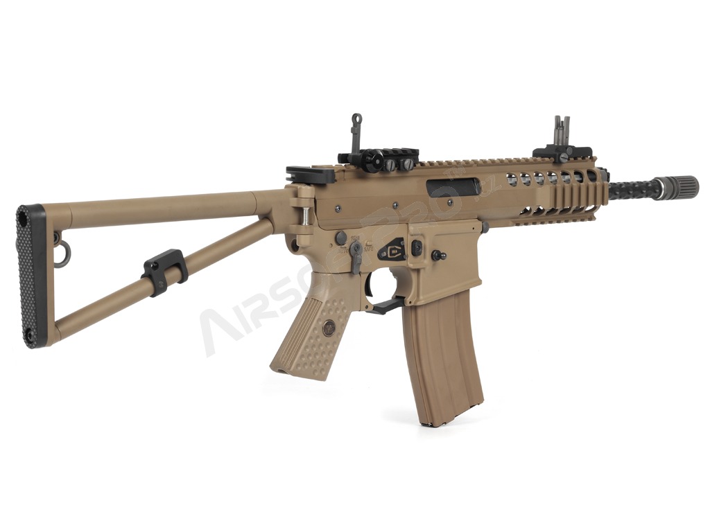 Airsoft rifle AWSS KAC PDW 10” GBB, blowback, 2x magazine - TAN [WE]