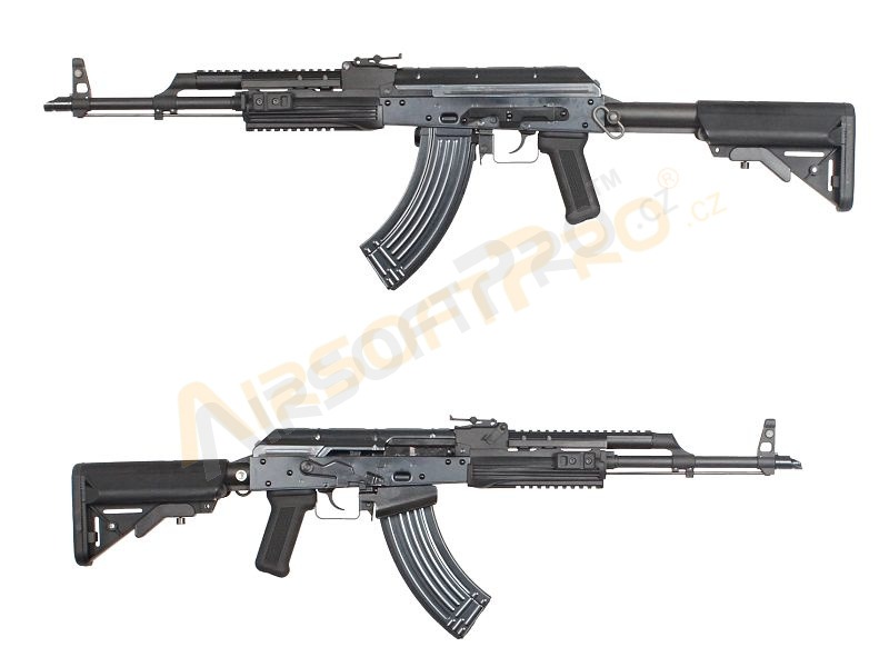 Airsoft rifle AK PMC GBB - full metal, blowback - black [WE]