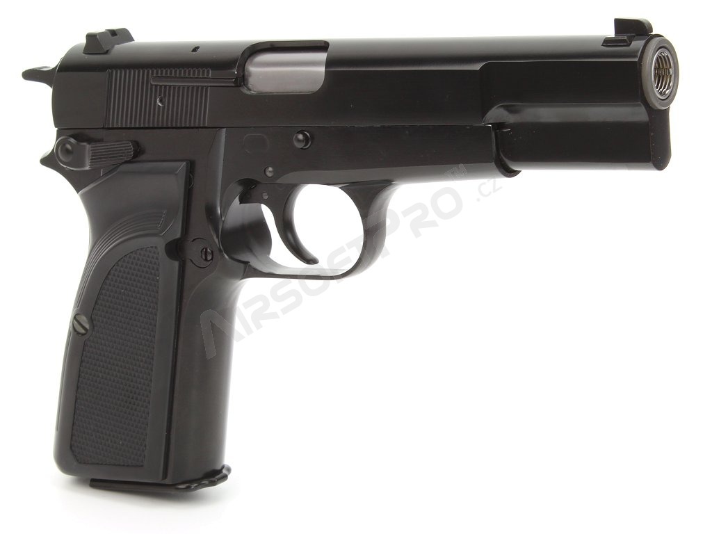 Airsoftová pistole Hi-Power MK3 - celokov, GBB, černá [WE]