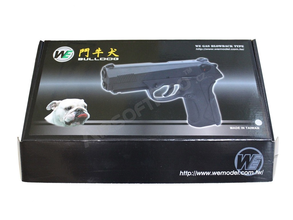 Airsoft pistol Bulldog EX-L, blowback - black slide [WE]