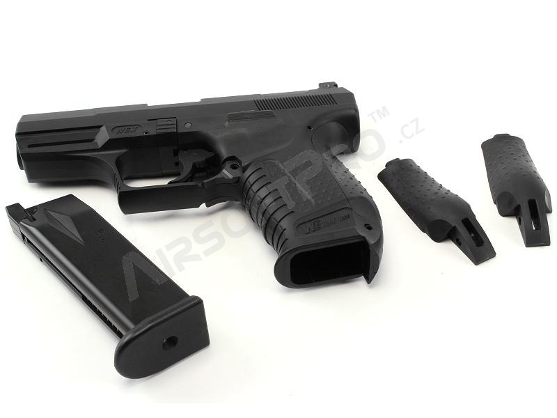 Airsoftová pistole E99 (P99) God of War - celokov, blowback - černá [WE]