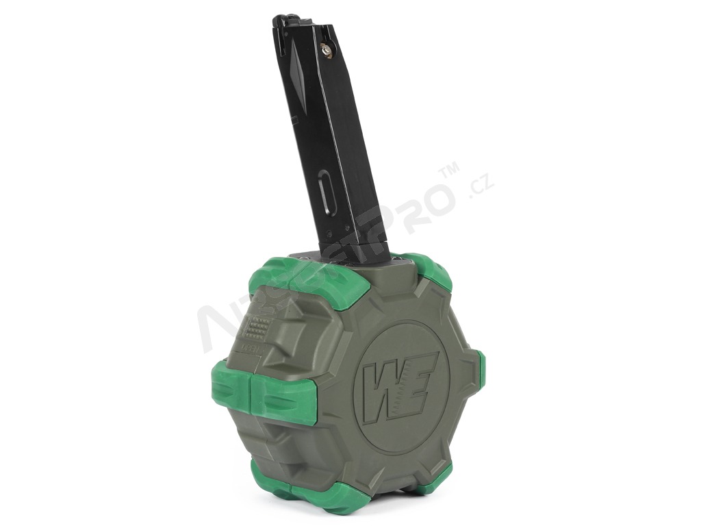 Chargeur à tambour de gaz pour pistolets M92 - olive [WE]