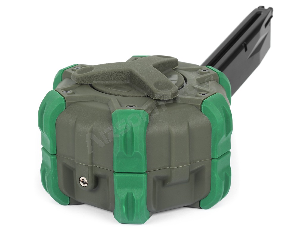Chargeur à tambour de gaz pour pistolets M92 - olive [WE]