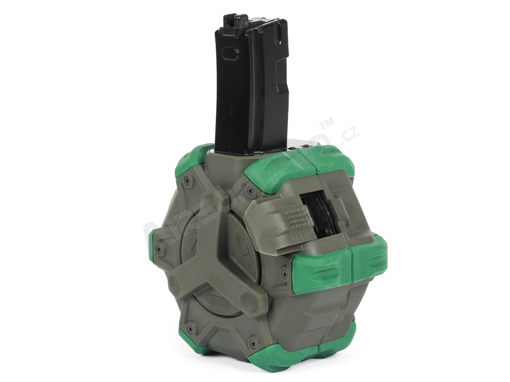 Chargeur à tambour de gaz pour MP5 - olive [WE]