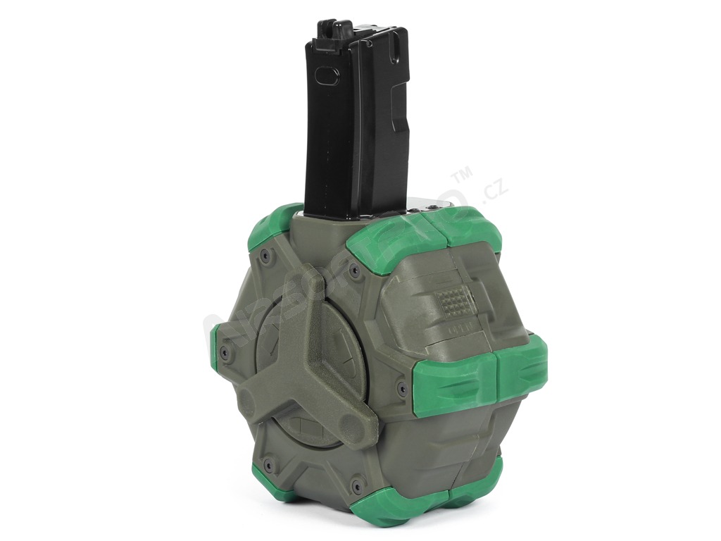 Chargeur à tambour de gaz pour MP5 - olive [WE]