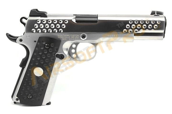 Airsoft pistol KAC 1911 Knight Hawk Silver - fullmetal, blowback [WE]