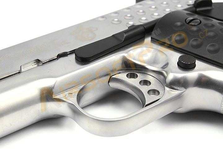 Pistolet airsoft KAC 1911 Knight Hawk Silver - fullmetal, blowback [WE]