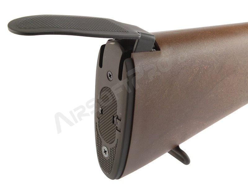 Fusil airsoft M14 GBB - brown - full metal, blowback [WE]