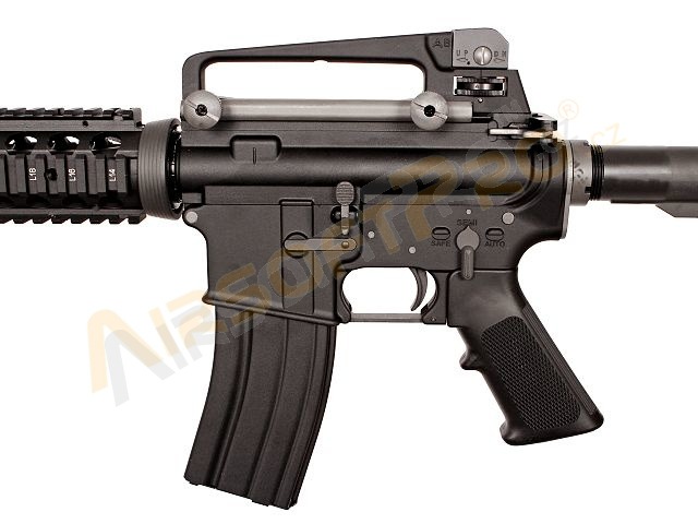 Fusil airsoft M4 RIS GBB - full metal, blowback, black [WE]