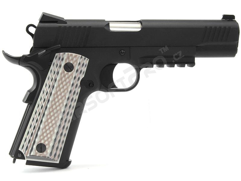 Airsoft pistol M45 A1 - GBB, full metal, black [WE]